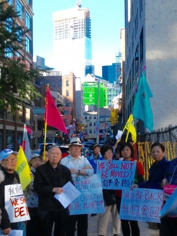 Chinatown Calls for Eviction Protections at R Visions Tour and